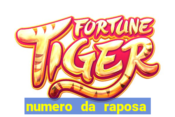 numero da raposa jogo do bicho